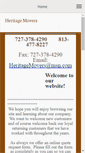 Mobile Screenshot of heritage-movers.com